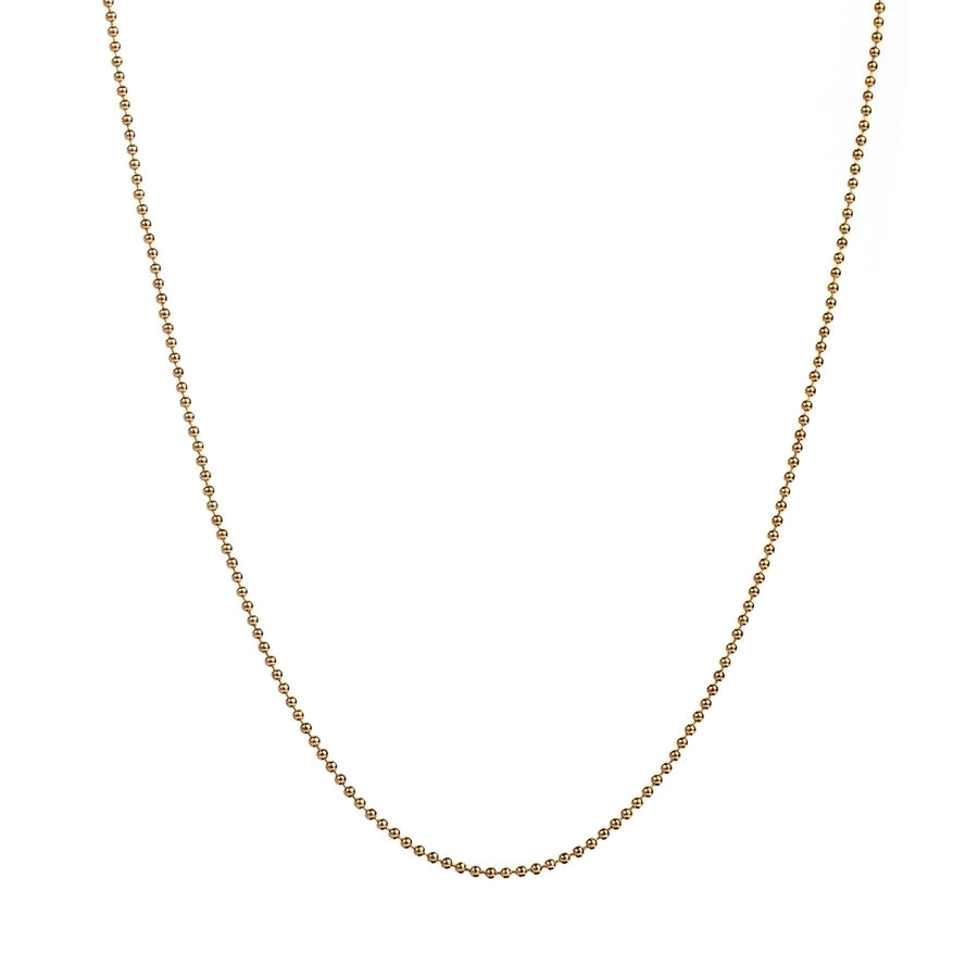 casual simple style solid color stainless steel 18k gold plated necklace