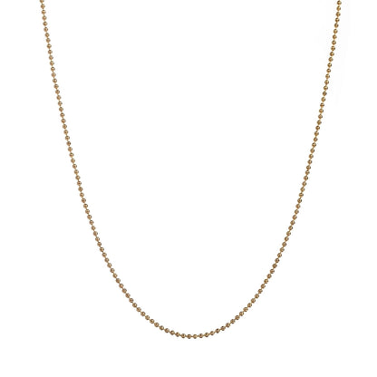 casual simple style solid color stainless steel 18k gold plated necklace