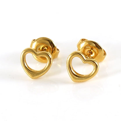 1 Pair Simple Style Geometric Plating Stainless Steel Titanium Steel 18K Gold Plated Ear Studs