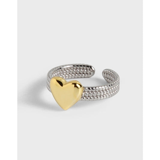 925 Sterling Silver Heart Shape Rings